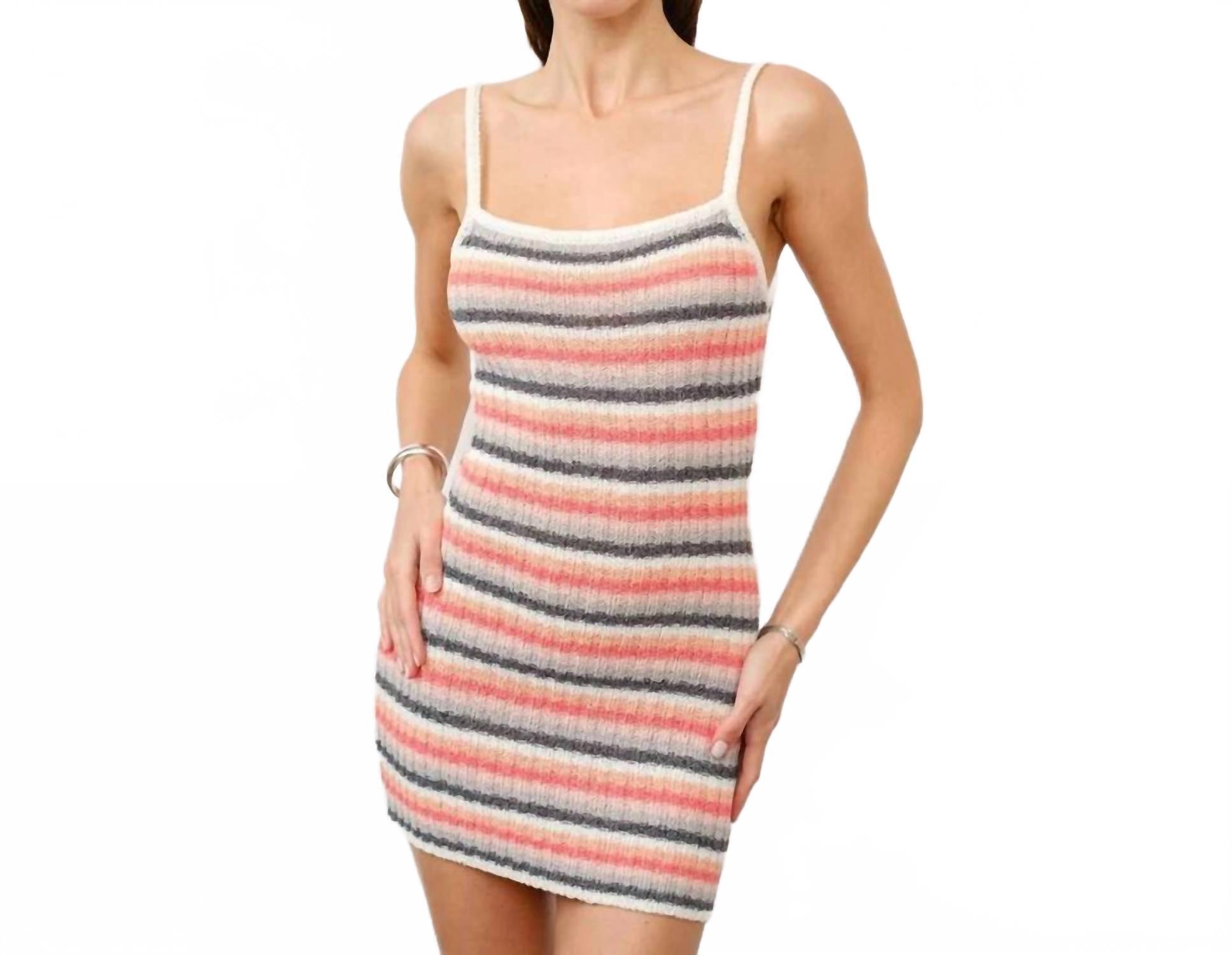 New Loucia Seaside Knit Mini Dress In Multi